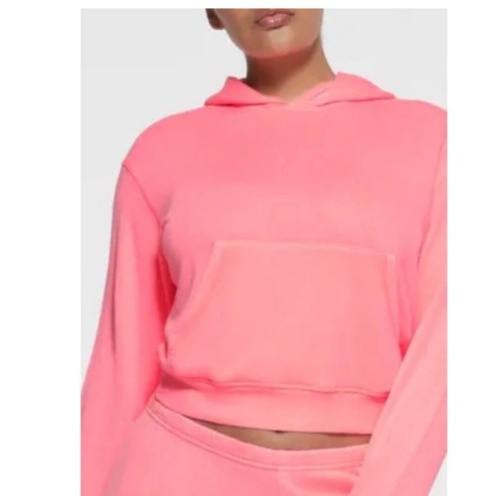 NWOT SKIMS Pink coral Hoodie size M - Picture 2 of 6